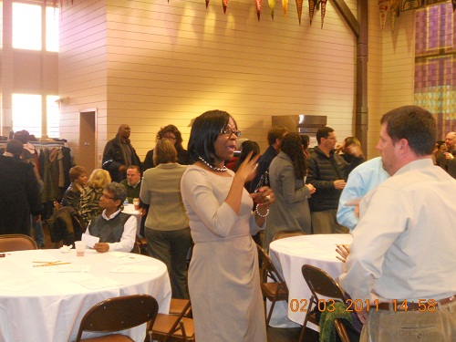 Dr. McCaskill communicating with campus community