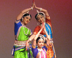 Image: Performers from the Nrityalaya School of Indian Classical Odissi Dance will grace the stage again this year.

