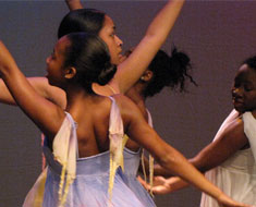 Image: Students from Eleanor Roosevelt High School, seen here dancing at last year’s concert, will perform new works of ballet and step dance as part of the 2011 Dance
Through Time concert.