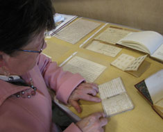 Image: Edward and his sister Sue Galloway are direct descendants of Laurent Clerc. The first and second photos show some of the archival materials from the family's collection of Clerc memorabilia.