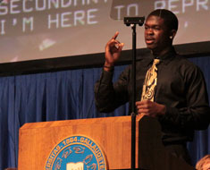 Image: student speech