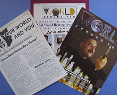 Image: World Around You covers through the years.