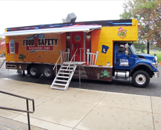 Image: USDA Discovery Zone Food Safety Mobile arrives at KDES.