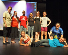 Image: Crime solvers: Dorothy Wynne, Jo Anna Faircloth, Marquel Lee, Carla Fuentes, Kelly Doleac, Laura Berger, Isabel Camarena, and Lori Eldred and Katie Fishbein (on the floor). 