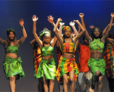 Image: MSSD dancers open the concert with “Africa: A Freedom Ship to America.”