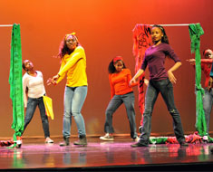 Image: Time to live it up! The MSSD dancers perform “Let’s Party.”