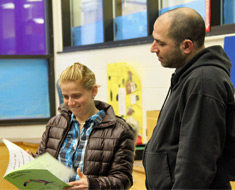 Image: Parents enjoyed reading through the children's fables.