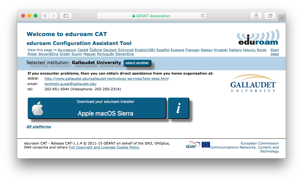 SCARICA CERTIFICATO EDUROAM