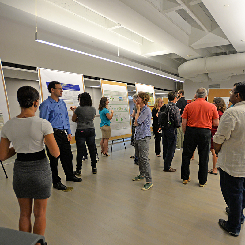 students in group standing