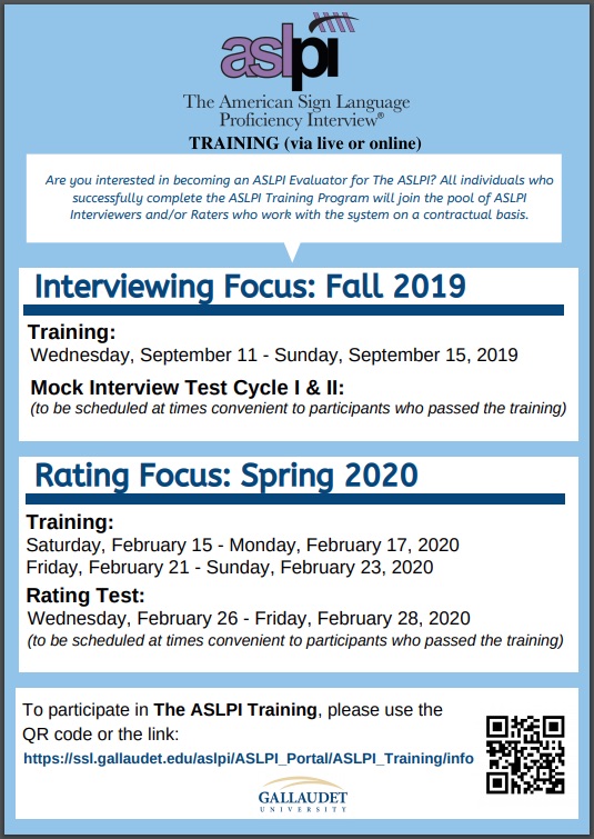 images/The-American-Sign-Language-Proficiency-Interview/Training002.jpg The ASLPI Training Information Flyer